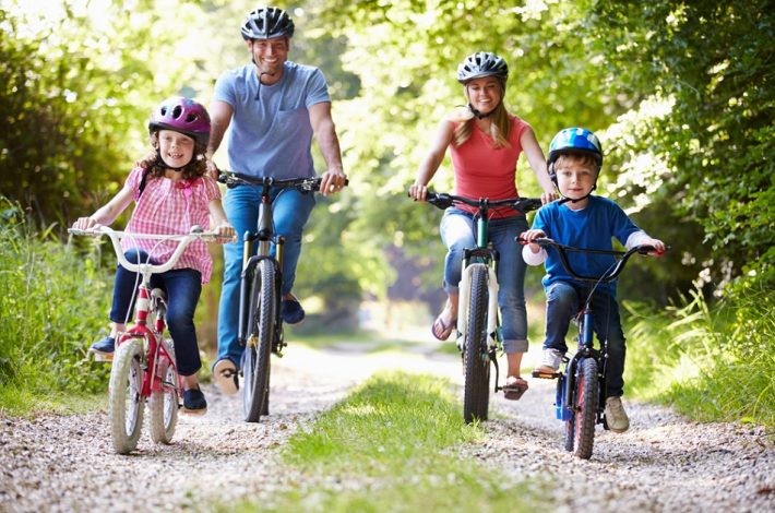 Cykelsäkerhet för familjer
